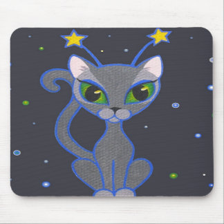 " space kat " zwarte mousepad muismat