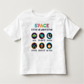 Space keeps us wondering kinder shirts (Voorkant)
