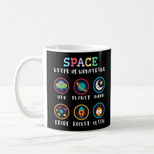 Space keeps us wondering koffiemok (Links)