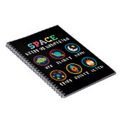 Space keeps us wondering notitieboek (Rechterzijde)