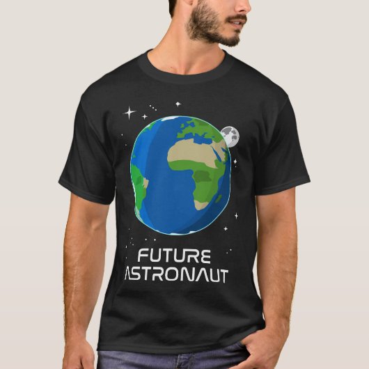 Space Kinder - Toekomstige astronaut T-shirt (Voorkant)