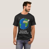 Space Kinder - Toekomstige astronaut T-shirt (Voorkant volledig)