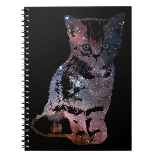 Space Kitten Notitieboek (Voorkant)