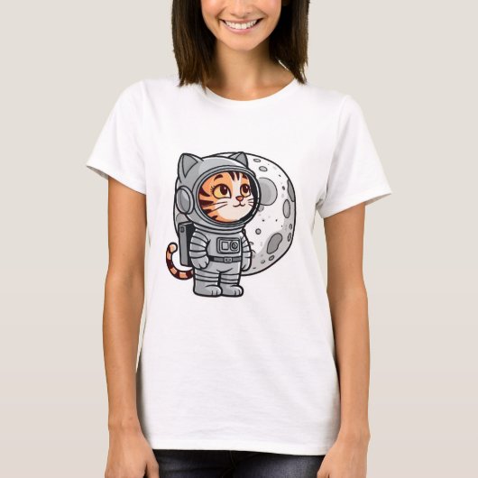 Space Kitten T-shirt (Voorkant)