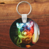 Space Kittie Sleutelhanger (Voorkant)
