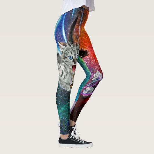 Space Kitty Cat Leggings (Rechts)