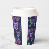 Space Kitty Cat Paper Cup Papieren Bekers (Rechts)