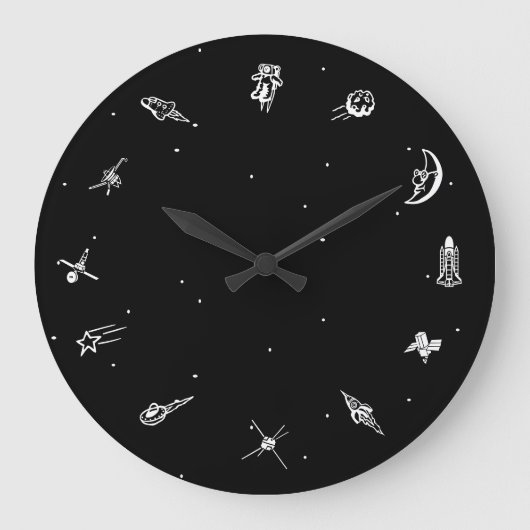 "Space"-klok Grote Klok (Voorkant)