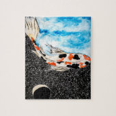 Space Koi Puzzle Legpuzzel (Verticaal)