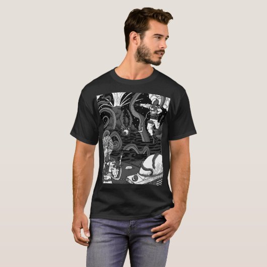 Space Kraken T-shirt 2 (Voorkant volledig)