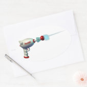 Space Laser Pistool Stickers (Envelop)