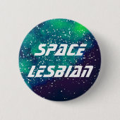 Space Lesbian Galaxy Identity Ronde Button 5,7 Cm (Voorkant)