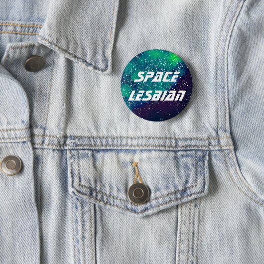 Space Lesbian  Galaxy Identity Ronde Button 5,7 Cm (In situ)