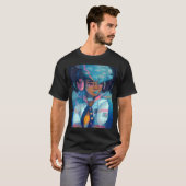 Space Letterman T-shirt (Voorkant volledig)