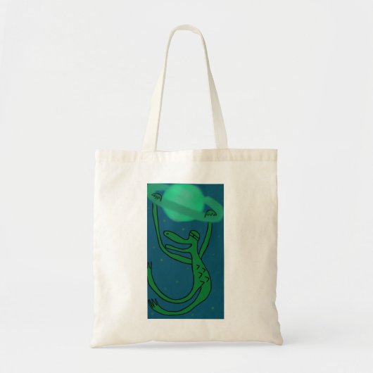 ☆SPACE LIZARD☆　帰ってきた！！宇宙トカゲ TOTE BAG (Voorkant)