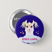 Space Llama Button (Voorkant /achterkant)
