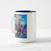 Space Lobster Poster Mug Tweekleurige Koffiemok (Voorkant links)