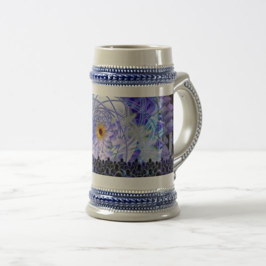 Space Lotus Stein Bierpul (Voorkant rechts)