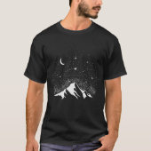 Space Lover Adult Astronomy Hobby Shooting Star T-shirt (Voorkant)