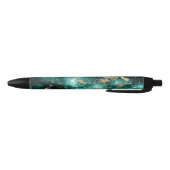 Space Marble Green Sterrennacht Golden Zwarte Inkt Pen (Bodem)