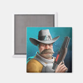 Space Marshals Magnet (Voorkant / Achterkant)