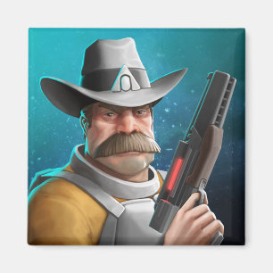 Space Marshals Magnet