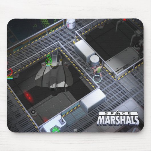 Space Marshals Mousepad Muismat (Voorkant)