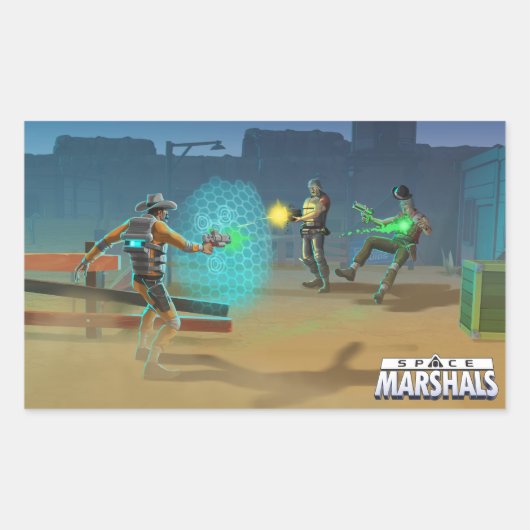 Space Marshals Stickers (Voorkant)