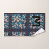 Space Mimosa Golden Nebula Blossom Bad Handdoek (Handdoek)