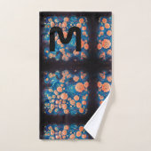 Space Mimosa Golden Nebula Blossom Bad Handdoek (Handdoek)