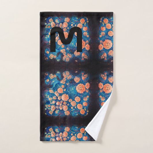 Space Mimosa Golden Nebula Blossom Bad Handdoek (Handdoek)