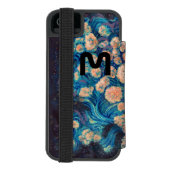 Space Mimosa Golden Nebula Blossom Incipio iPhone Portemonnee Hoesje (Agenda Achterkant)