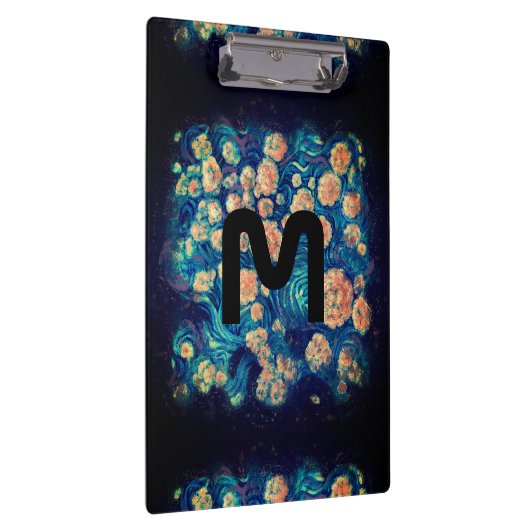 Space Mimosa Golden Nebula Blossom Klembord (Rechts)