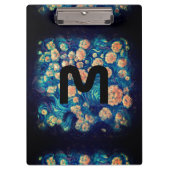 Space Mimosa Golden Nebula Blossom Klembord (Voorkant)