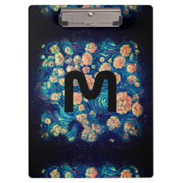 Space Mimosa Golden Nebula Blossom Klembord