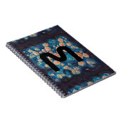 Space Mimosa Golden Nebula Blossom Notitieboek (Rechterzijde)