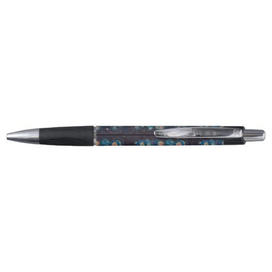 Space Mimosa Golden Nebula Blossom Pen (Achterkant)