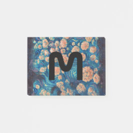 Space Mimosa Golden Nebula Blossom Post-it® Notes