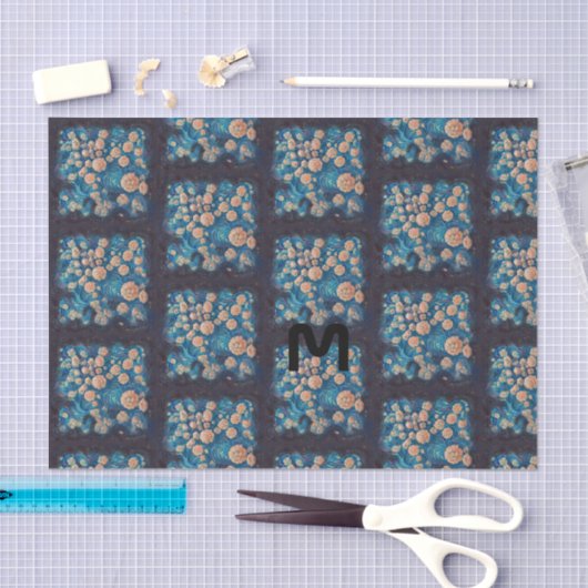 Space Mimosa Golden Nebula Blossom Tissuepapier (Craft)