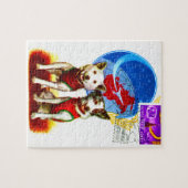 SPACE MISSION DOG ASTRONAUT LEGPUZZEL (Horizontaal)