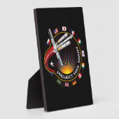 Space Mission Patch Fotoplaat (Zijkant)