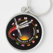 Space Mission Patch Sleutelhanger (Voorkant)