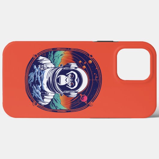 Space Monkey Astronaut Case-Mate iPhone Case (Achterkant (horizontaal))