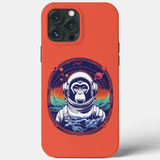 Space Monkey Astronaut Case-Mate iPhone Case (Achterkant)
