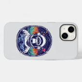 Space Monkey Astronaut Case-Mate iPhone Case (Achterkant (horizontaal))