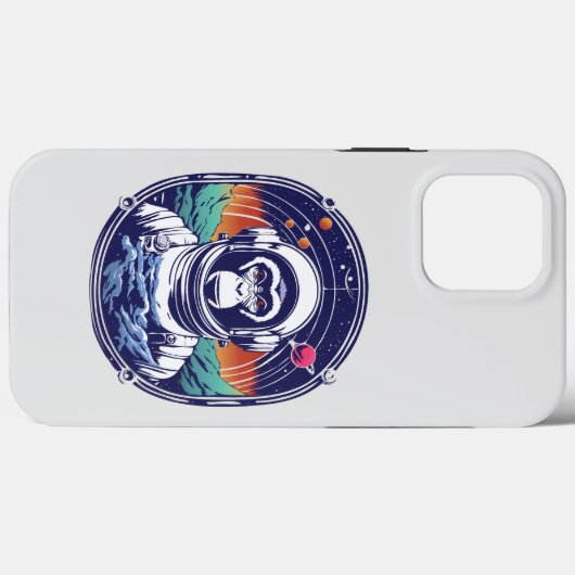 Space Monkey Astronaut Case-Mate iPhone Case (Achterkant (horizontaal))