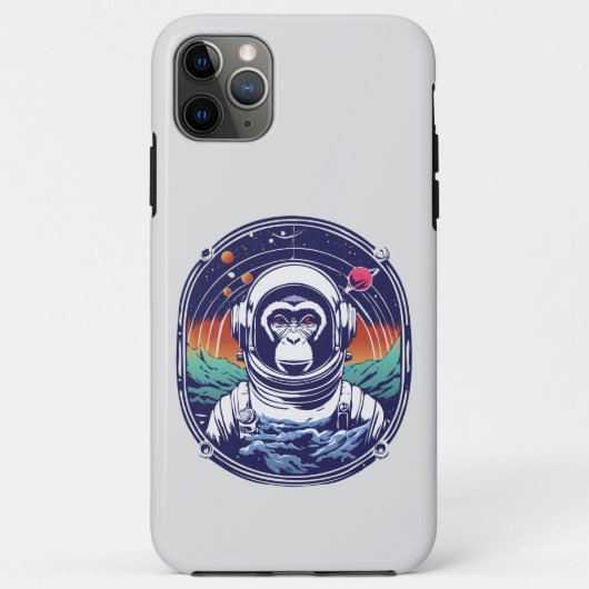 Space Monkey Astronaut Case-Mate iPhone Case (Achterkant)
