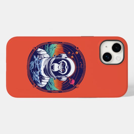 Space Monkey Astronaut Case-Mate iPhone Case (Achterkant (horizontaal))