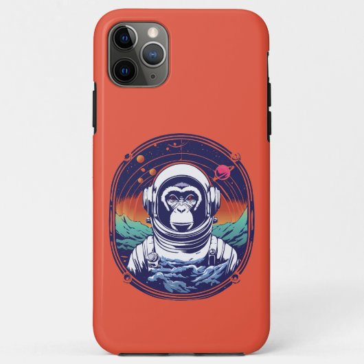 Space Monkey Astronaut Case-Mate iPhone Case (Achterkant)