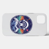 Space Monkey Astronaut Case-Mate iPhone Case (Achterkant (horizontaal))